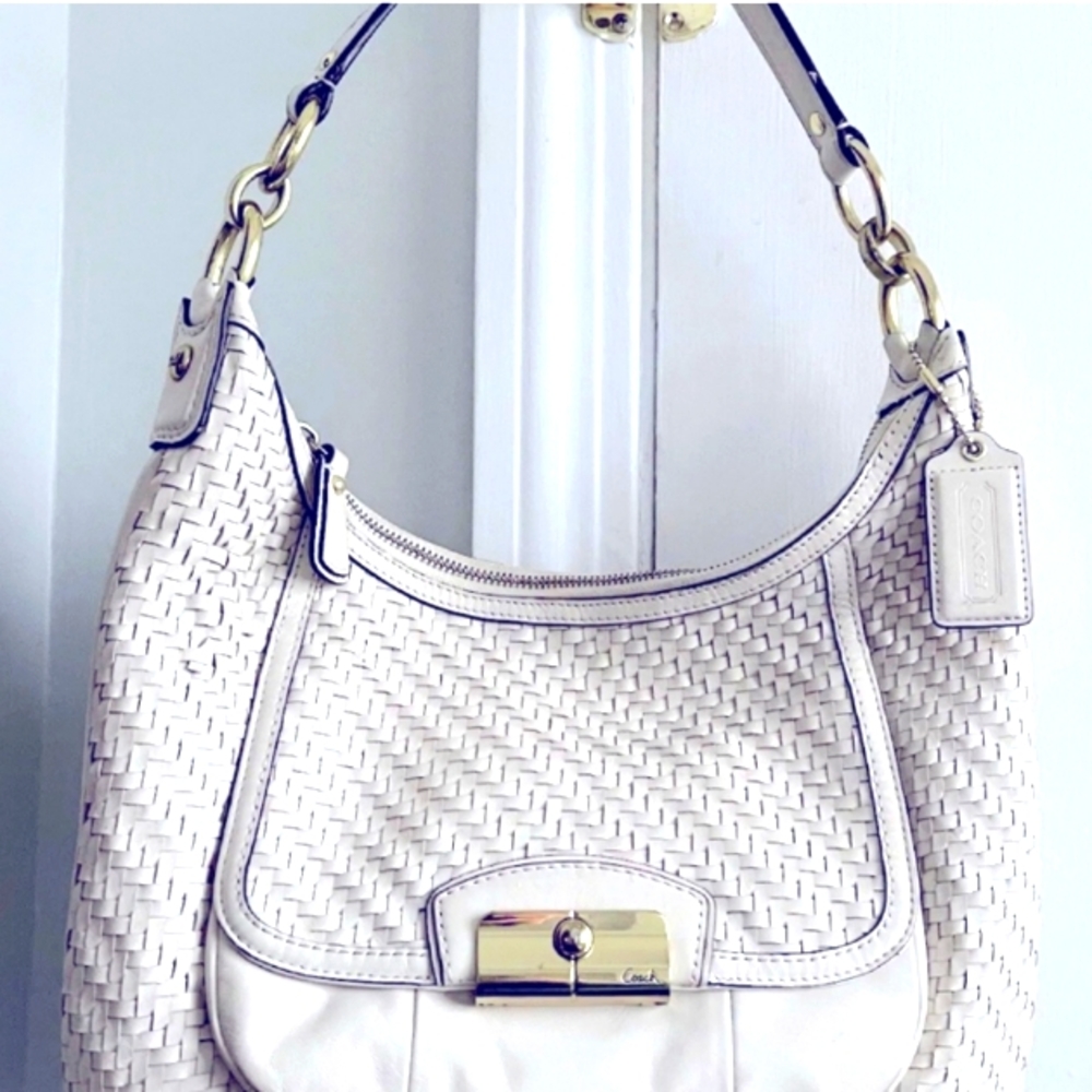 Coach Hobo white bag